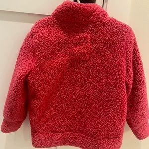 Mini Boden Pink Zip Up fleece